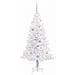 Albero di Natale artificiale Bianco 150 cm PVC e Acciaio - Foto miniatura 3