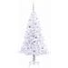 Albero di Natale artificiale Bianco 150 cm PVC e Acciaio - Foto miniatura 4