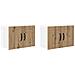 Pensile cucina 2 pcs Rovere artigianale 60 x 31 x 40 cm - Foto miniatura 1