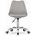 Sedia girevole VALORA ALBA - Ergonomica grigia per ufficio /cameretta dei bambini - Foto miniatura 2