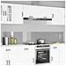 Rivestimento da Cucina 2 pcs Grigio chiaro 120 x 40 cm - Foto miniatura 2