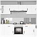 Rivestimento da Cucina 2 pcs Grigio chiaro 120 x 40 cm - Foto miniatura 3