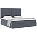 Letto con contenitore e materasso Grigio scuro 180 x 200 cm - Foto miniatura 3