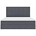 Letto con contenitore e materasso Grigio scuro 180 x 200 cm - Foto miniatura 7