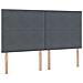 Letto con contenitore e materasso Grigio scuro 180 x 200 cm - Foto miniatura 9