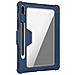 Cover per Galaxy Tab S8 - Pelle /PU, Blu, Auto Wake /Sleep - Foto miniatura 2