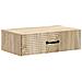 Tavolino da Parete Laterale Rovere Sonoma 59 x 34,5 x 17 cm - Foto miniatura 1