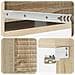 Tavolino da Parete Laterale Rovere Sonoma 59 x 34,5 x 17 cm - Foto miniatura 7