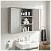 Armadio da bagno a muro Sonoma grigia 30 x 10 x 50 cm - Foto miniatura 6