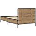 Struttura letto con testata Rovere Artigianale 80 x 200 cm - Foto miniatura 5