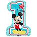 Topolino 1 ° Compleanno La Forma 19'' X 28'' / 48cm X 71cm Palloncino Stagnola - Foto miniatura 3