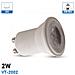 Faretti Led Gu10 Mr11 2w Faretto Spotlight Luce Fredda 6400k Vt-2002 7169 - Foto miniatura 1