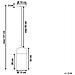 Lampada Da Soffitto Nera In Vetro E Metallo Nero - Purus - Foto miniatura 21