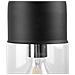 Lampada Da Soffitto Nera In Vetro E Metallo Nero - Purus - Foto miniatura 16
