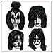 Kiss - Graphite Faces (magnete Metallo)  - Foto miniatura 1