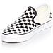 Scarpe Slip-on Classic Nero Bianco Checkerboard (eu 48 / Us 14, Bianco) - Foto miniatura 3