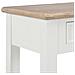 Tavolo Consolle Bianco 110x35x80 Cm In Legno - Foto miniatura 2