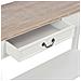 Tavolo Consolle Bianco 110x35x80 Cm In Legno - Foto miniatura 4