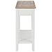 Tavolo Consolle Bianco 110x35x80 Cm In Legno - Foto miniatura 7