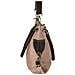 Borsa Shopper Marrone 41x63cm In Tela E Vera Pelle - Foto miniatura 4