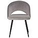 Set Di 2 Sedie Da Pranzo In Velluto Grigio Vivian - Foto miniatura 9