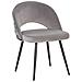 Set Di 2 Sedie Da Pranzo In Velluto Grigio Vivian - Foto miniatura 16