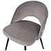 Set Di 2 Sedie Da Pranzo In Velluto Grigio Vivian - Foto miniatura 17