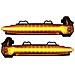 Dynamic Led Indicatori Specchio Per Audi A4 S4 Rs4 B9 A5 S5 Rs5 F5 Nero - Foto miniatura 1