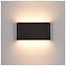 Applique Da Esterno Moderna A Led Nera, Bianco Caldo 3000k 720lm, Ip44 - Foto miniatura 1