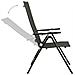 Sedie Giardino Pieghevoli 2 pz Textilene e Alluminio Nere - Foto miniatura 1