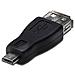 AK-AD-08 cavo di interfaccia e adattatore USB USB type micro-B Nero - Foto miniatura 1