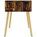 Comodino Rovere Fumo 40x40x56 cm in Legno Multistrato - Foto miniatura 7