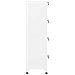 Armadietto con Serratura Bianco 38x45x180 cm in Acciaio - Foto miniatura 9