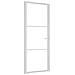 Porta Interna 83x201,5 cm Bianca in Vetro ESG e Alluminio - Foto miniatura 1