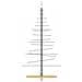 Albero di Natale in Metallo con Base in Legno Nero 150 cm - Foto miniatura 3