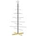 Albero di Natale in Metallo con Base in Legno Nero 150 cm - Foto miniatura 5