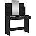 Toeletta Con Specchio Nero 96x39x142 Cm - Foto miniatura 7