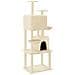 Albero Per Gatti Con Tiragraffi In Sisal Crema 180 Cm - Foto miniatura 1
