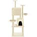 Albero Per Gatti Con Tiragraffi In Sisal Crema 180 Cm - Foto miniatura 2