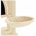 Albero Per Gatti Con Tiragraffi In Sisal Crema 180 Cm - Foto miniatura 6