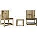 Set Salotto da Giardino 3 pz in Legno Impregnato di Pino - Foto miniatura 1