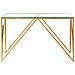 Tavolino Consolle Weso Vetro Temperato Oro - Foto miniatura 3