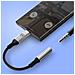 Adattatore Da Usb-c A Jack 3,5 Mm Suono Di Alta Qualità Compatto, Nero / Argento - Foto miniatura 2