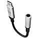 Adattatore Da Usb-c A Jack 3,5 Mm Suono Di Alta Qualità Compatto, Nero / Argento - Foto miniatura 1