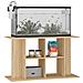 Supporto Acquario 100x40x60 Cm Legno Multistrato Rovere Sonoma - Foto miniatura 2