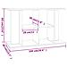 Supporto Acquario 100x40x60 Cm Legno Multistrato Rovere Sonoma - Foto miniatura 7