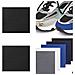 Set Di 2 Toppe Adesive Per Riparazione Scarpe, Toppe Autoadesive Per Riparazione Scarpe Da Ginnastica Black - Foto miniatura 2