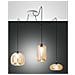 Lampadario A Sospensione Fiona A Led In Metallo E Vetro Soffiato Ambra 3496-47-125 - Foto miniatura 2