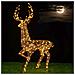 Renna Natalizia Gigante Luminosa Per Esterno Cervo Natale 400 Led Bianco Caldo - Foto miniatura 1