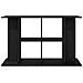 Supporto Acquario 100x40x60 cm Legno Multistrato Rovere Nero - Foto miniatura 9